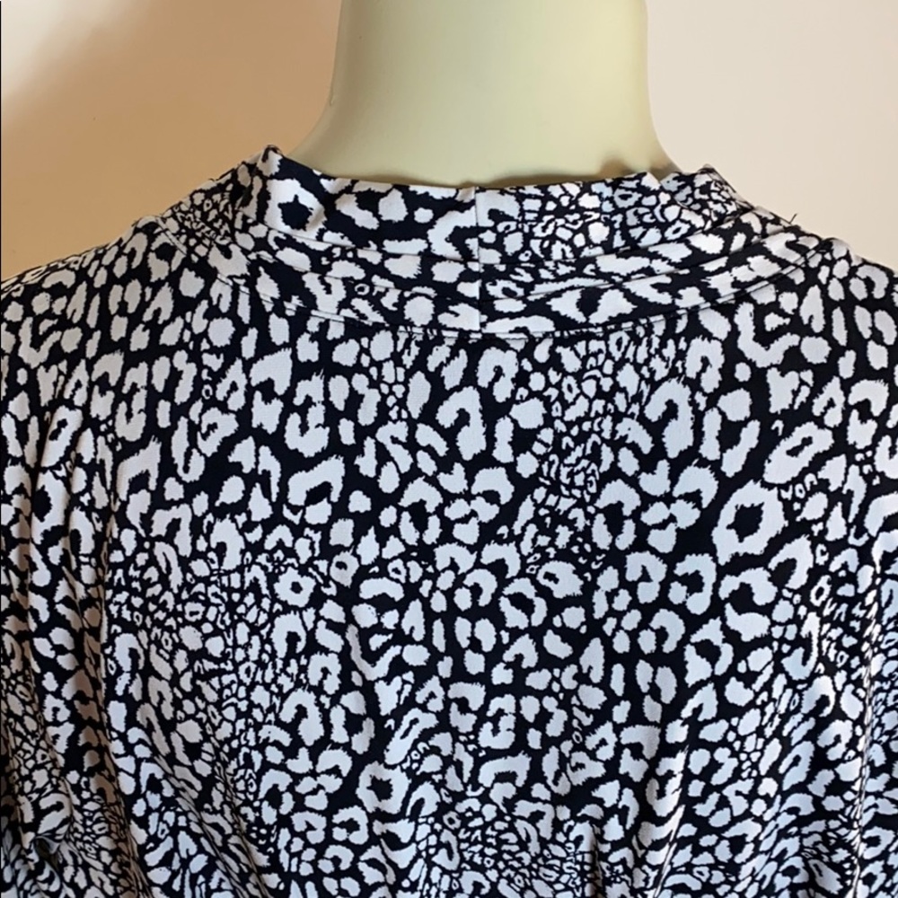 Liz Claiborne woman Dress Black and Print size 1X - Picture 4 of 10